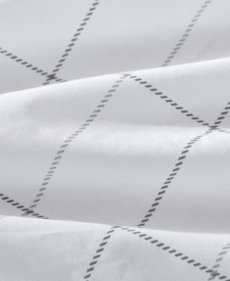 Printed 100% Cotton Percale 3-Pc. Sheet Set, Twin