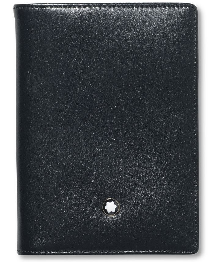 Montblanc - Men's Black Leather Meisterst&uuml;ck Business Card Holder 7167