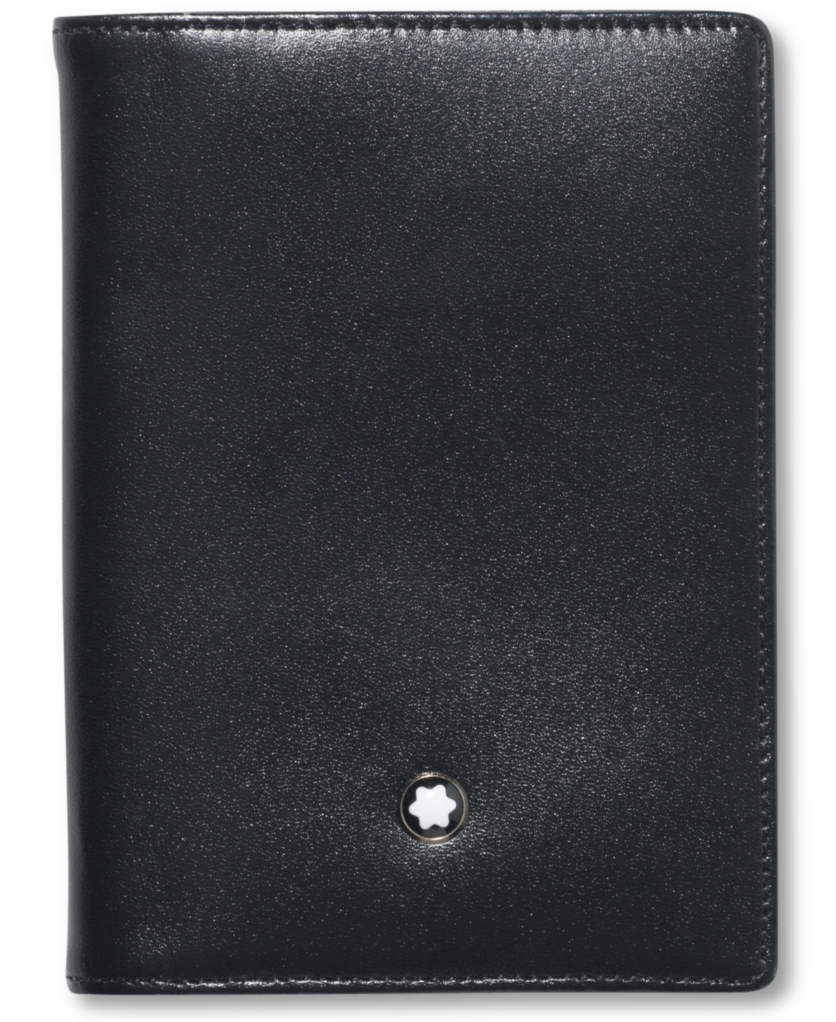Montblanc Black Leather Meisterstuck Business Card Holder 7167 In No Color