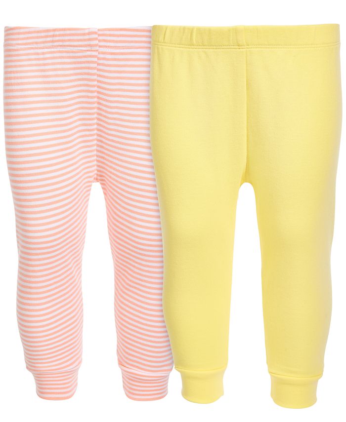 First Impressions Baby Boys & Girls 2Pc Cotton Jogger Pants Set