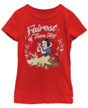 Big Girls Disney Princesses Magical Love Short Sleeve T-shirt