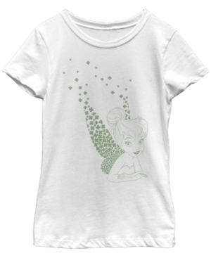 Big Girls Tinkerbell Tink Clovers Short Sleeve T-shirt