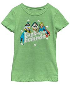 Big Girls Warner Bros - DC Women Friendly Luck Short Sleeve T-shirt