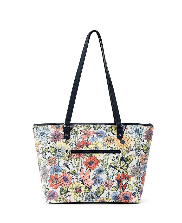 sakroots meadow straw tote