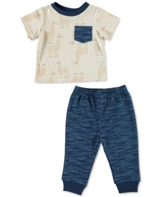 Lamaze Organic Baby Boys' Pull-On Jogger Pants – 100% GOTS Certified Cotton, Elastic Waistband