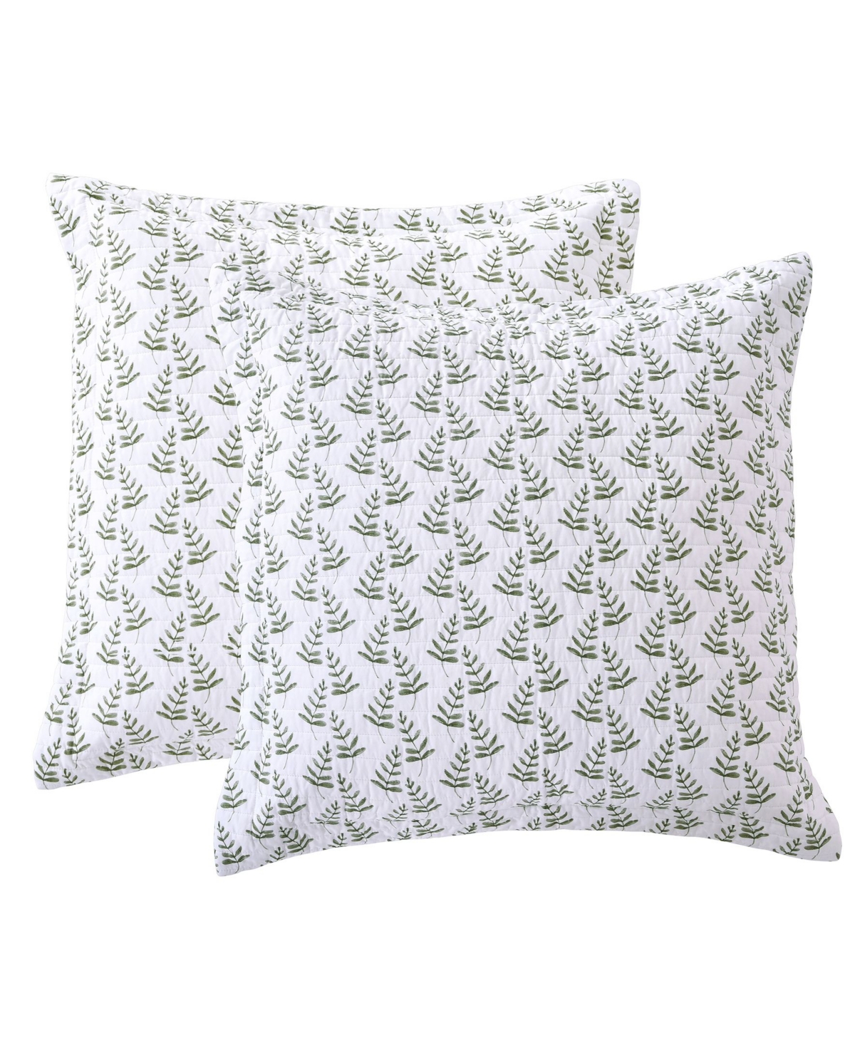 Levtex Viviana Tossed Fern 2-pc. Sham Set, European In Multi