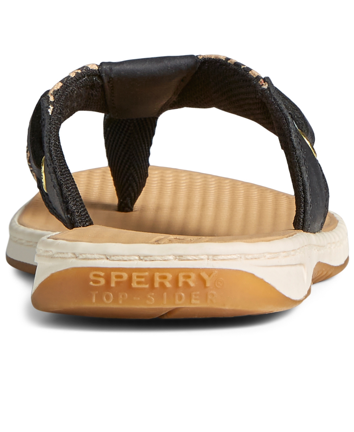 Shop Sperry Women's Seafish Flip Flop Sandals, Created For Macy's In Black Multi