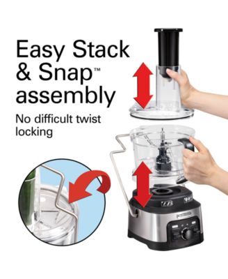 Professional Spiralizing Stack & Snap Food Processor