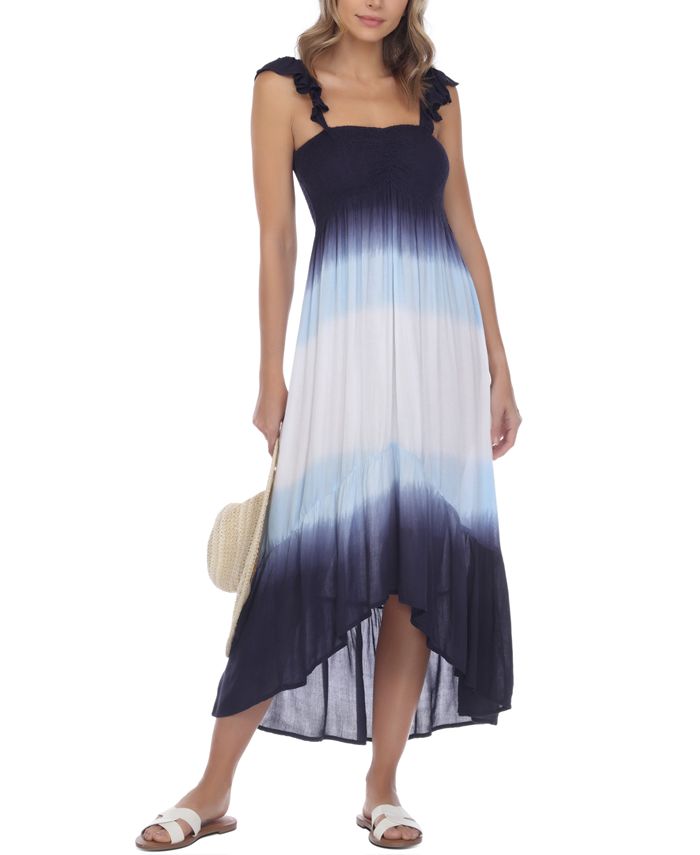 Raviya Ombre High-Low Cover-Up Dress - Macy's