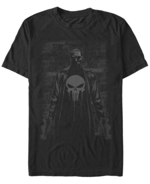 Fifth Sun Men's The Punisher Short Sleeve Crew T-shirt In Black