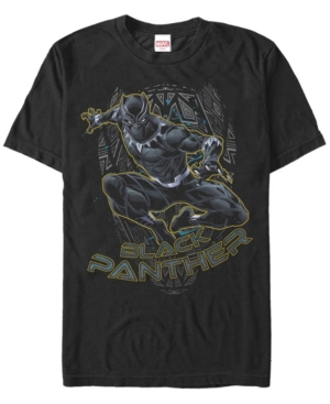 Fifth Sun Men's Panther Short Sleeve Crew T-shirt In Black