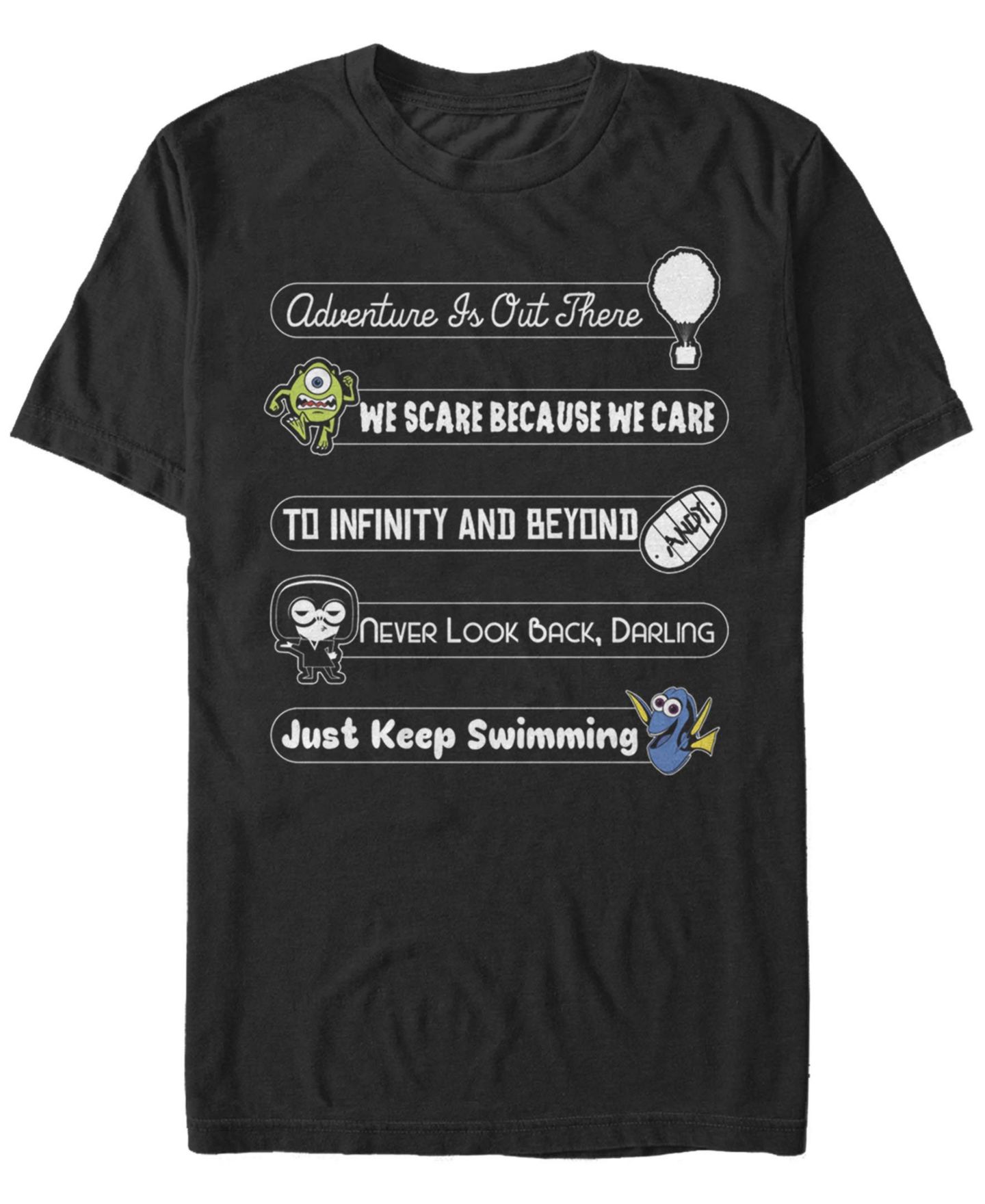 Мужская футболка Fifth Sun Iconic Phrase Short Sleeve Crew, цвет: Чёрный — фото 1