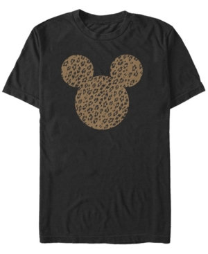 Fifth Sun Men's Cheetah Mouse Short Sleeve Crew T-shirt In Black