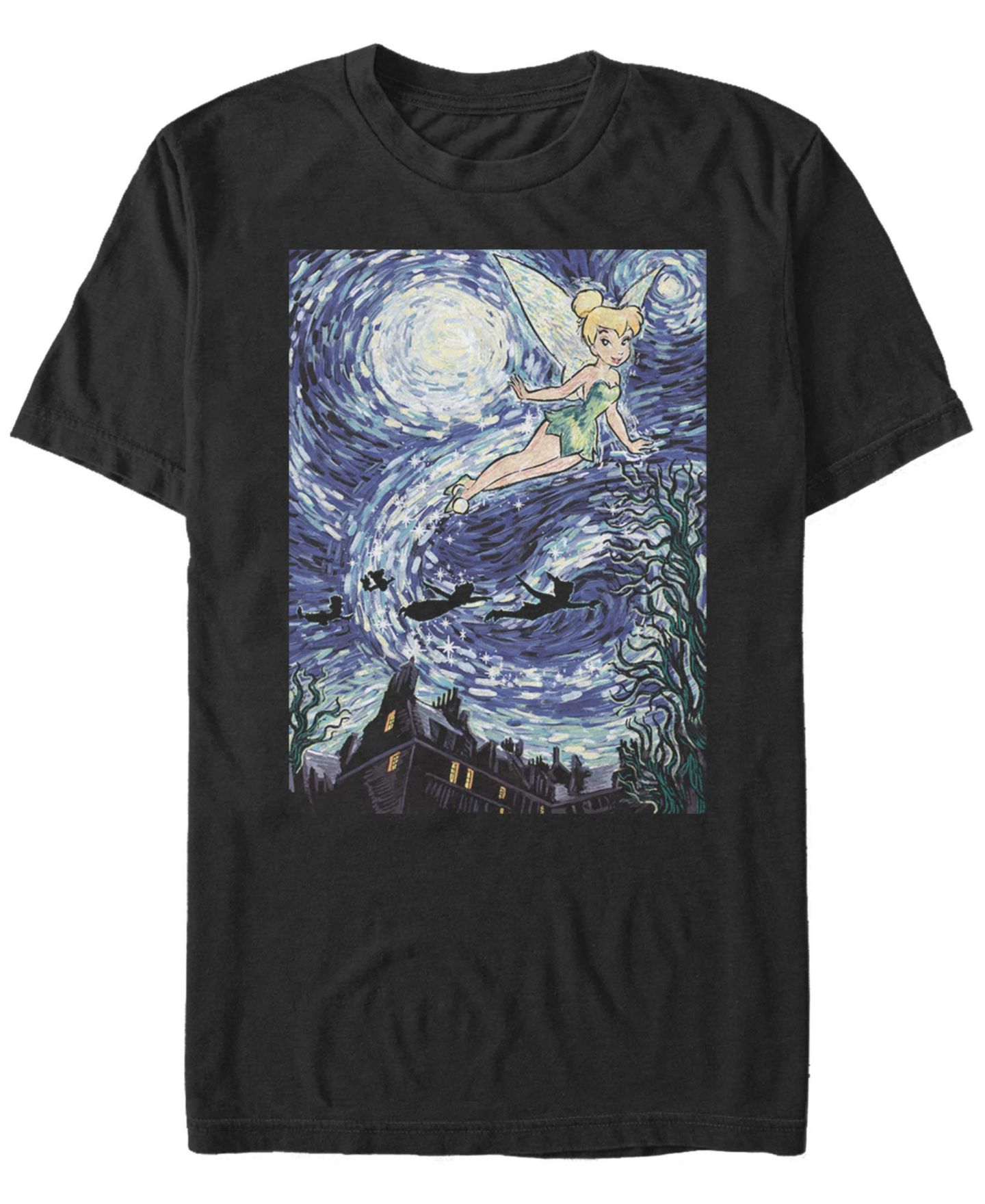 Мужская футболка Fifth Sun Starry Tink Night Short Sleeve Crew, цвет: Чёрный — фото 1
