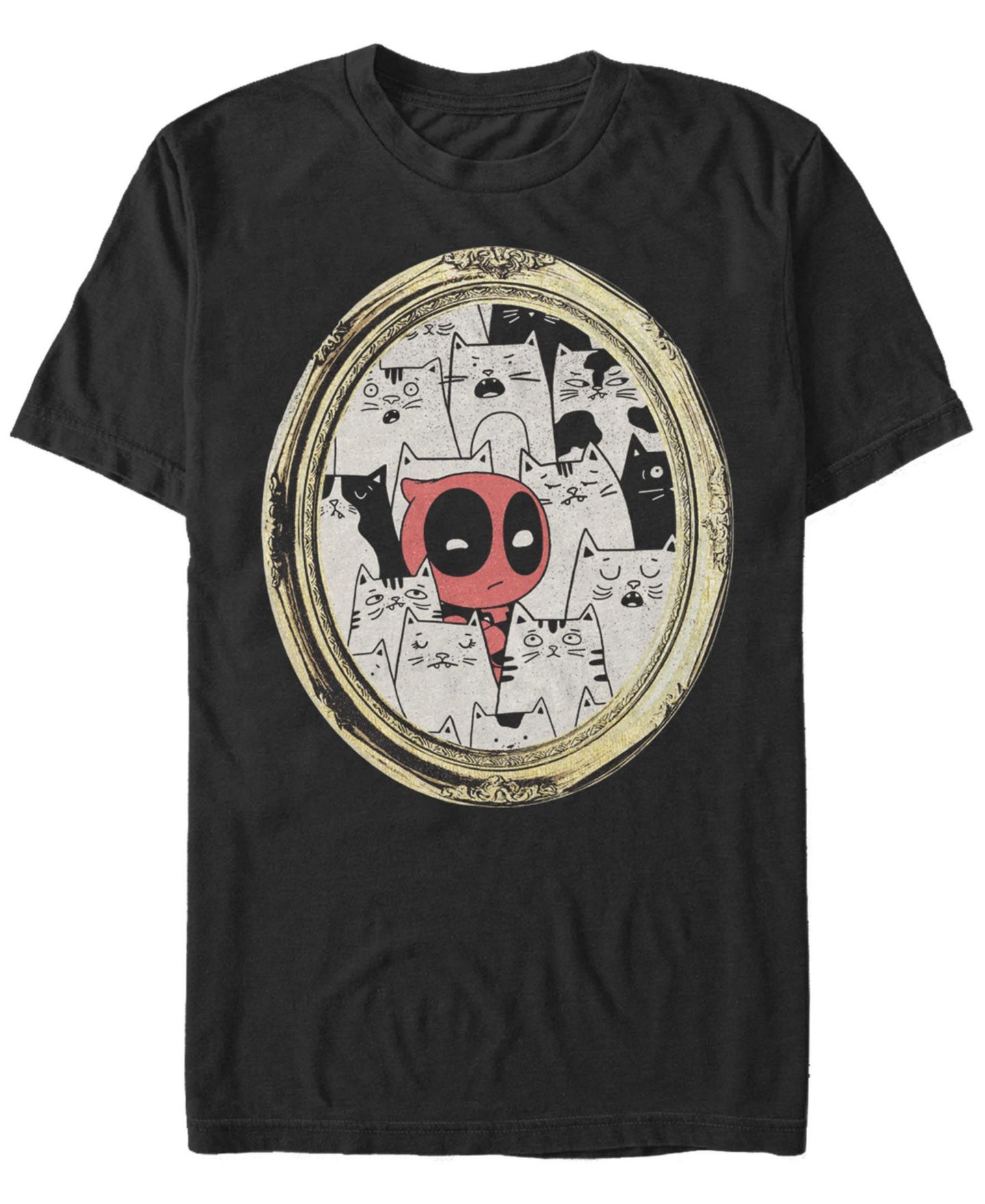 Мужская футболка Fifth Sun Cats Rule Short Sleeve Crew, цвет: Чёрный — фото 1
