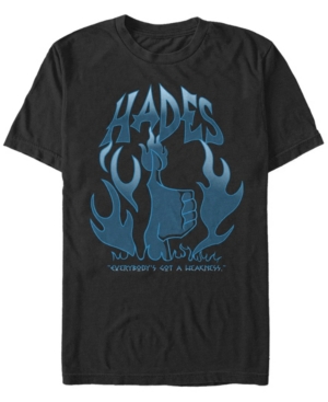 Fifth Sun Men's Hades Flames Short Sleeve Crew T-shirt In Black