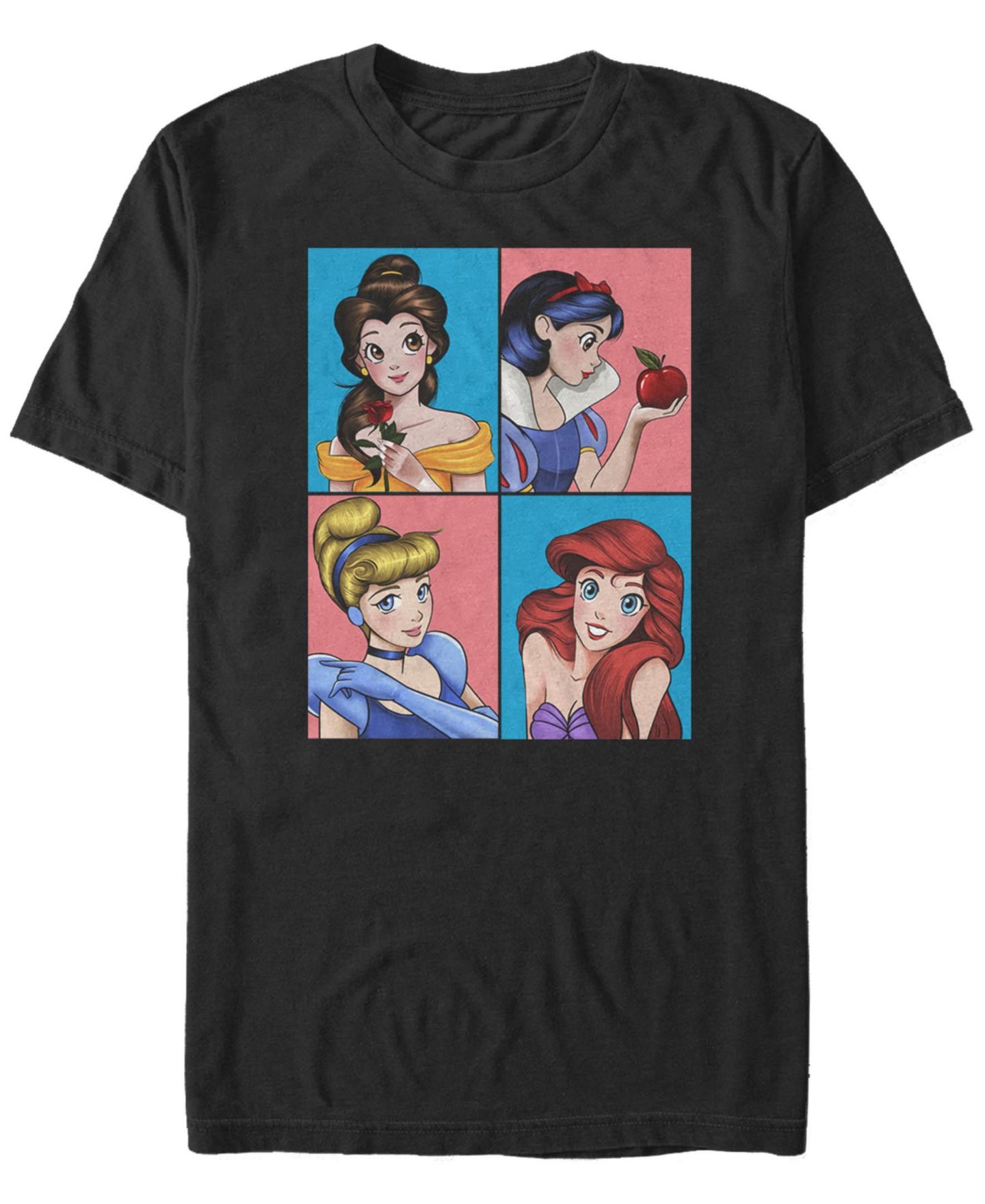 Мужская футболка Fifth Sun Princesses Short Sleeve Crew, цвет: Чёрный — фото 1