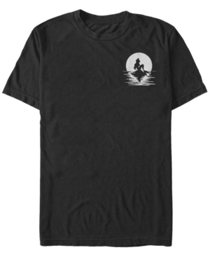 Fifth Sun Men's Mermaid Moon Short Sleeve Crew T-shirt In Black