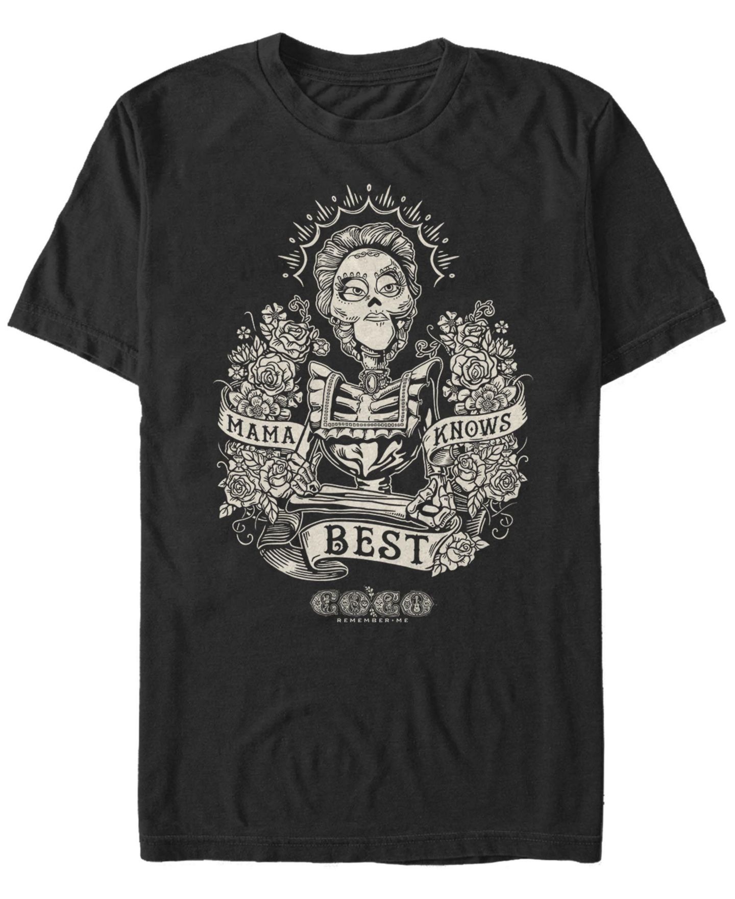 Мужская футболка Fifth Sun Mama Knows Short Sleeve Crew, цвет: Чёрный — фото 1