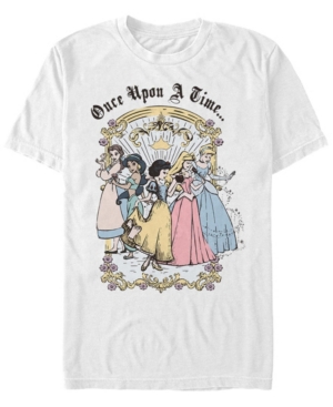 Fifth Sun Men's Vintage-like Princess Short Sleeve Crew T-shirt In White