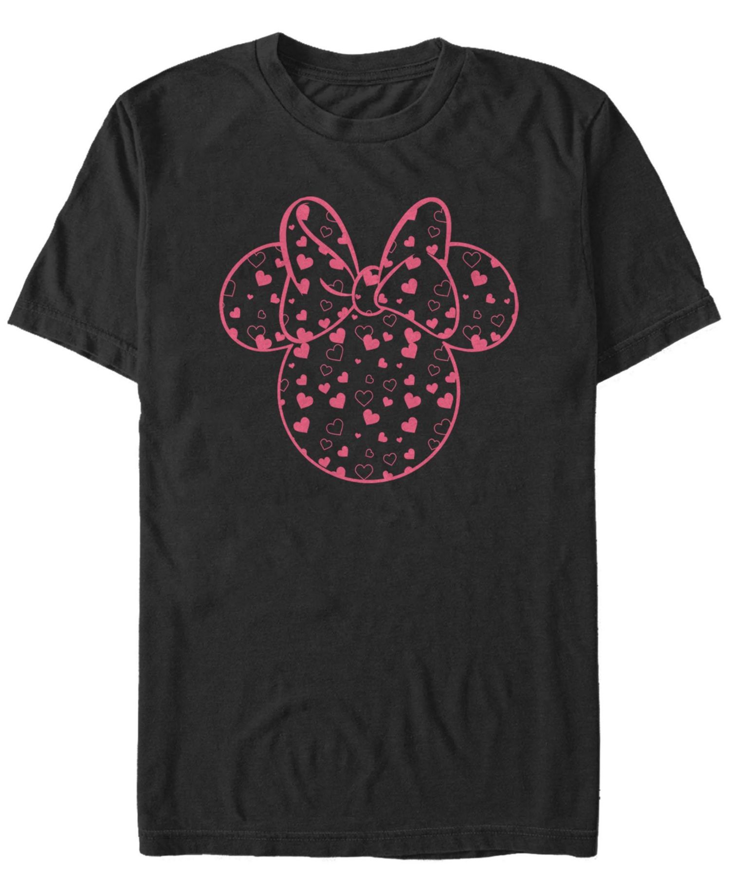 Men's Minnie Hearts Fill Short Sleeve Crew T-shirt