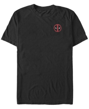 Fifth Sun Men's Chalk Deadpool Short Sleeve Crew T-shirt In Black