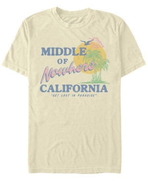 Shop Fifth Sun Men's Middle Of Nowhere Short Sleeve Crew T-shirt In Natural