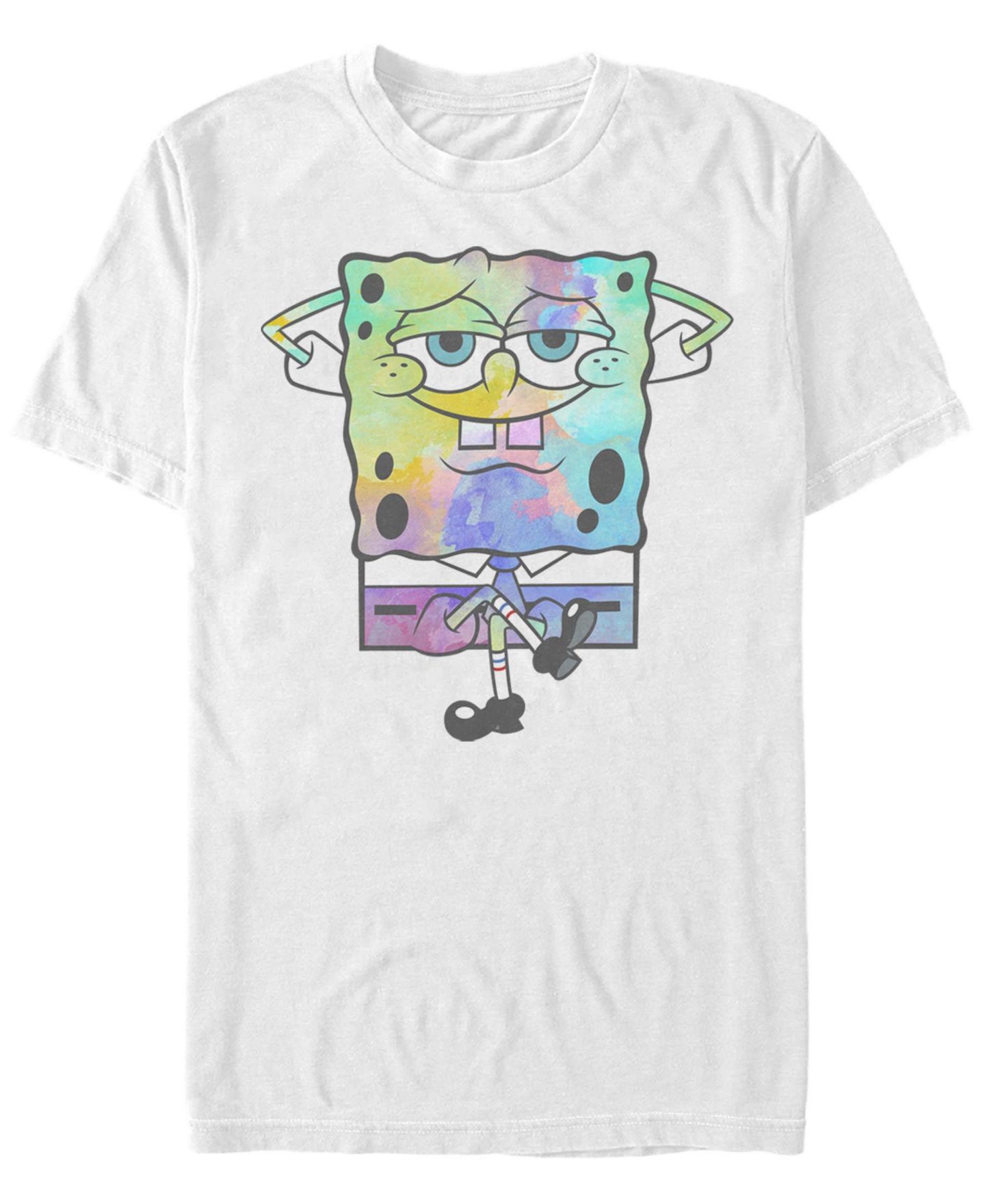 Мужская футболка Fifth Sun Watercolor Bob Short Sleeve Crew, цвет: Белый — фото 1