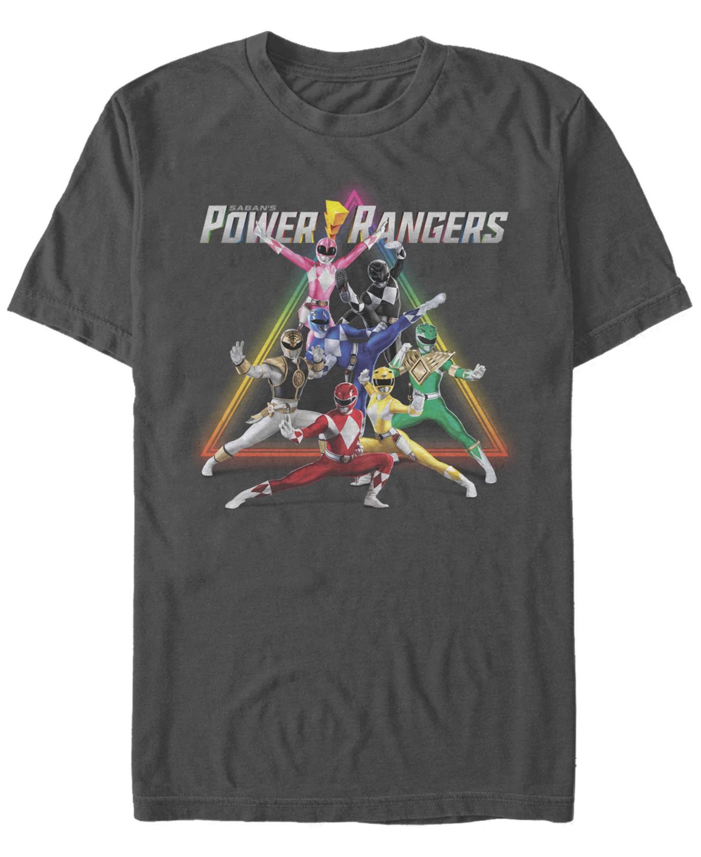 Мужская футболка Fifth Sun Power Triangle Short Sleeve Crew, цвет: Угольный — фото 1