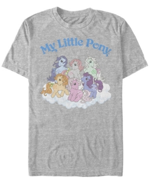 Fifth Sun Men's My Little Pony Group Short Sleeve Crew T-shirt In Athletic Heather