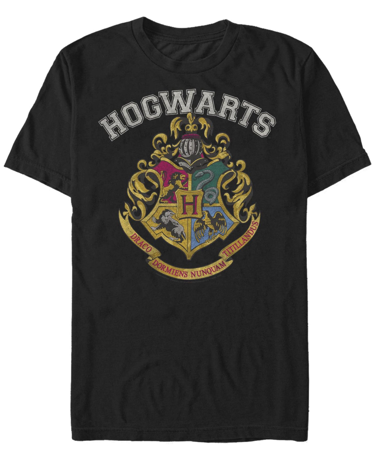Мужская футболка Fifth Sun Harry Potter Logo Short Sleeve Crew, цвет: Чёрный — фото 1