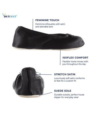 Isotoner Signature Isotoner Satin Ballerina Slippers