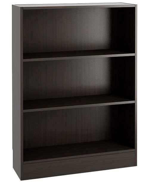 Tvilum Berkley ReadytoAssemble Short Wide Bookcase, Quick Ship