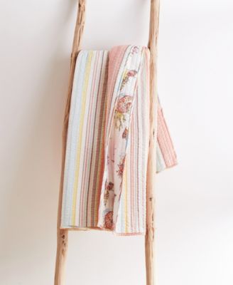 Brighton Coral Quilted Throw, 50" x 60"