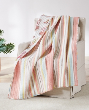 Levtex Coral Brighton Quilted Throw In Blush