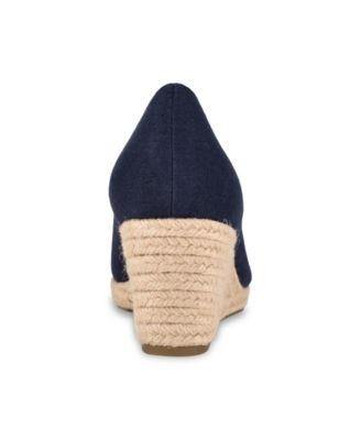 Women's Nuri Peep Toe Espadrille Wedge Pumps