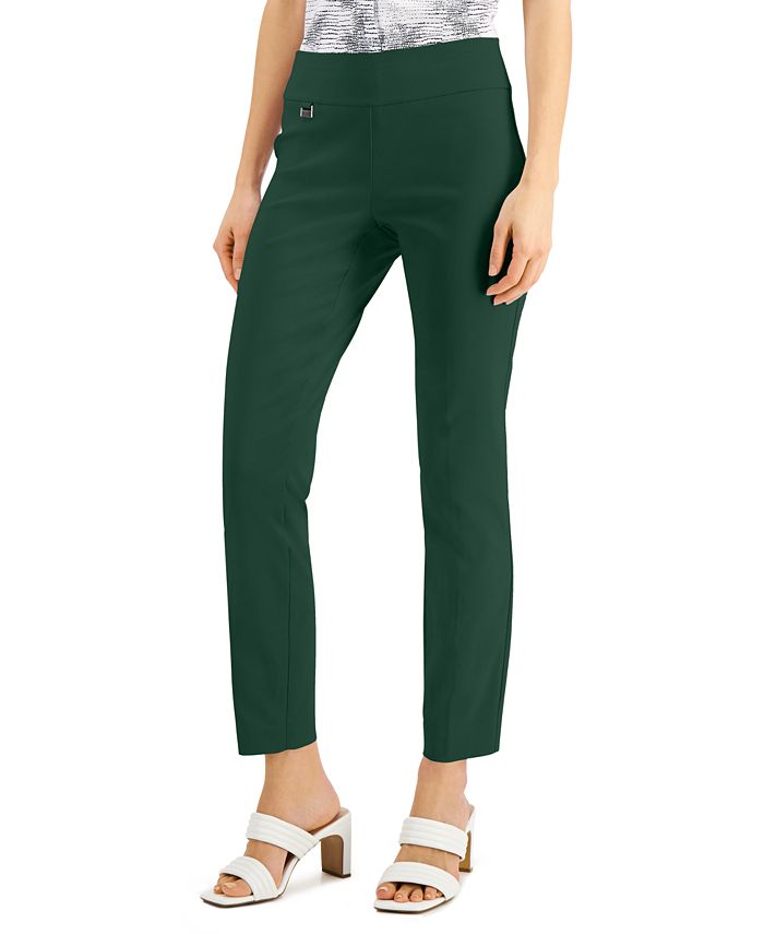 Alfani Women's Tummy-Control Pull-on Skinny Pants, Regular, Short and Long  Lengths, Created for Macy's