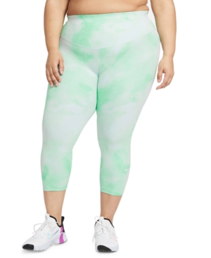 Nike Plus Size One Icon Clash Crop Leggings
