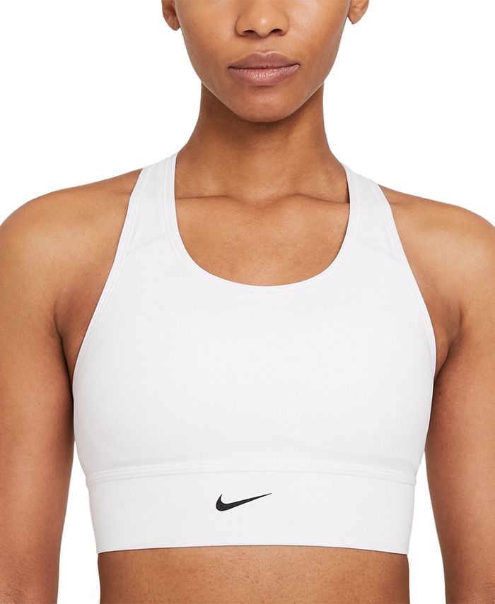 Nike Women's Dri-Fit Sports Bra Size Small in Black Racerback - Logo on  Chest, Elastic Band