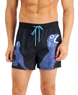 PAUL SMITH - Men's Classic-Fit Dino-Print Swim Trunks