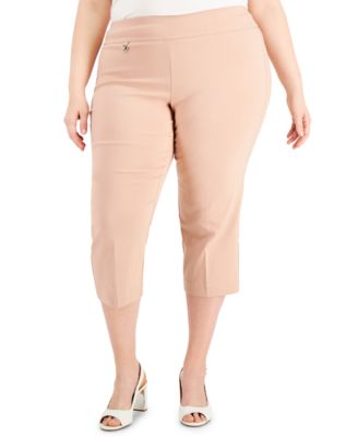alfani capri pants plus size