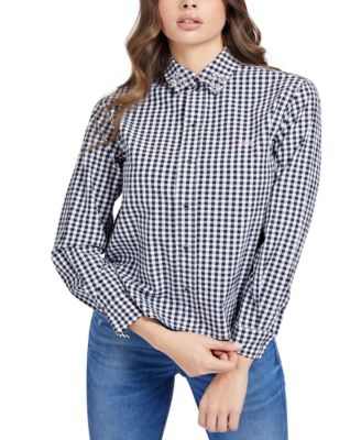 GUESS - Daphne Button-Front Top