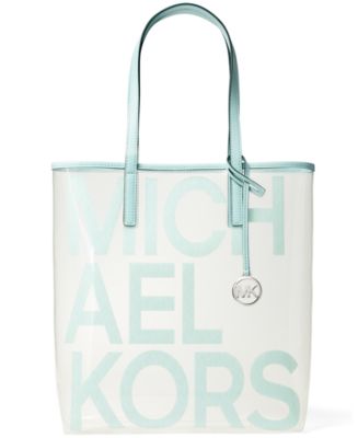 Michael Kors The Signature Michael Bag Clear Tote & Reviews - Handbags &  Accessories - Macy's