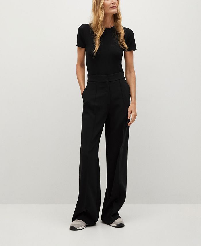 mango dart palazzo trousers