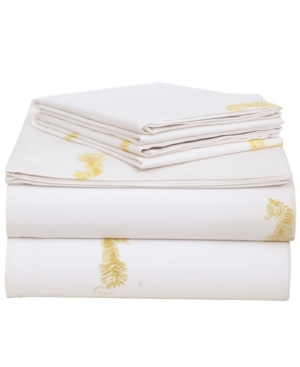 EnvioHome Tiger Brushed Cotton 4-Piece Set King Bedding