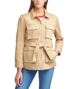 Levi's Belted Cotton Utility Jacket