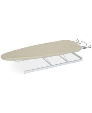 Household Essentials Table Top Ironing Board With Iron Rest In Natural