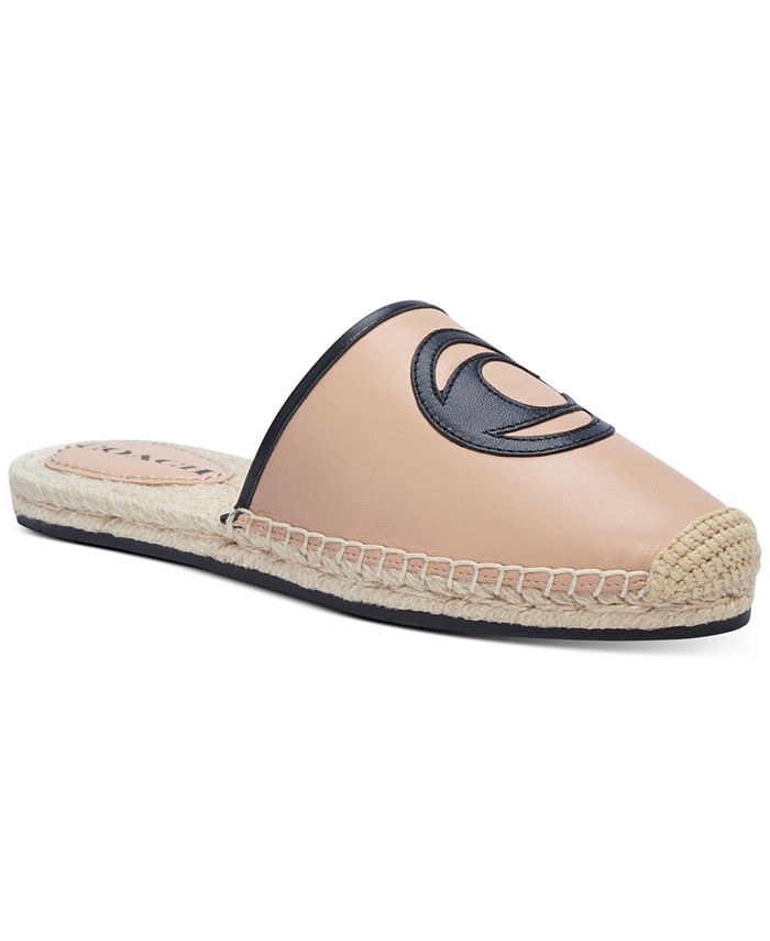 COACH Women's Channing Espadrille Mules & Reviews - Flats & Loafers - Shoes  - Macy's