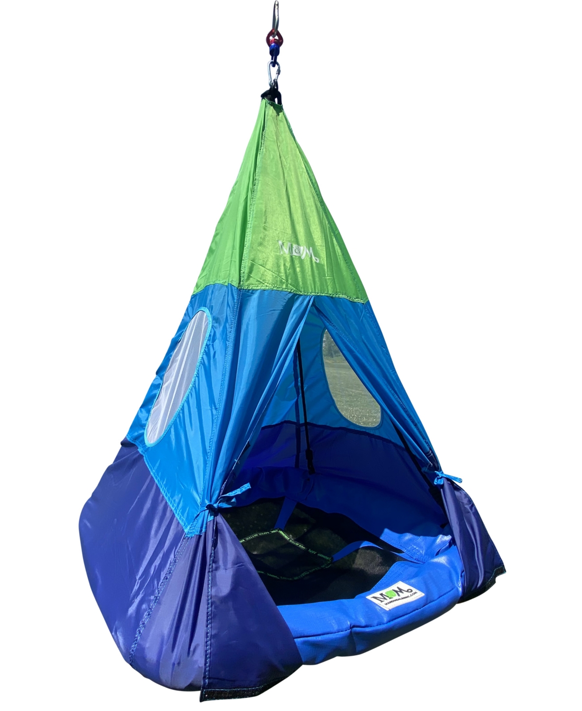 Shop M&m Sales Enterprises Outdoor Teepee Tent Swing In Multi