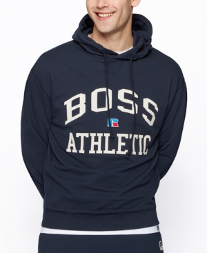 Boss Unisex Relaxed-Fit Hoodie - White